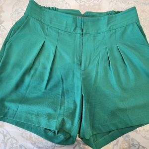 Torrid High Waist Women's Shorts in Vibrant Green